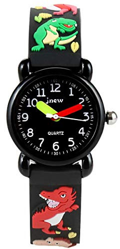 Kinder Jungen Analog Quarz Uhren 30M wasserdichte 3D Cute Cartoon Sport Kinderuhr mit Silikon Armband