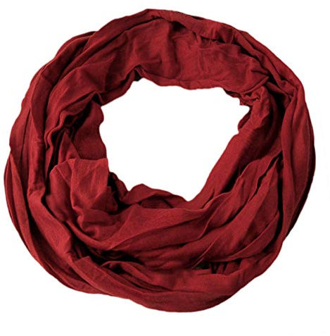 Niklarson Loop Schal Tuch ziegelrot Rundschal 160x45cm unisex Schlauch T7092