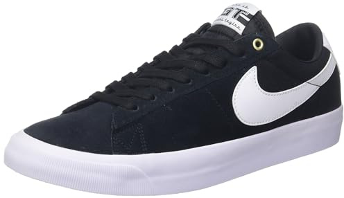 Nike SB Blazer Low Pro GT Dark Team Red & Light Armory Blue, Schwarz Weiß, 9