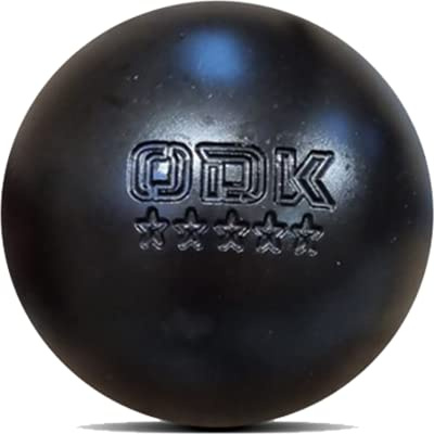 ODDEKA Boules de Pétanque Compétition Zeus Carbone Acier Très Tendre 110 kg/mm² Homologuées FFPJP Finition Noire - Triplette