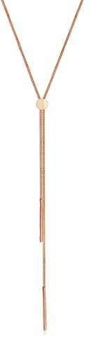 Elli Halskette Damen Y-Kette Geo Stab Basic Trend Blogger in 925 Sterling Silber