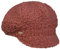 Seeberger Teddy Fur Ballonmütze Schirmmütze Damencap Wintercap Kunstfellcap Baker-Boy-Mütze (One Size - Altrosa)