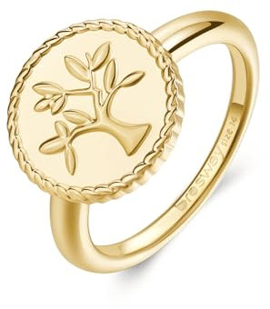 Brosway Anello Donna in Acciaio con Simbolo Albero Della Vita | Collezione Chakra - BHKR002D