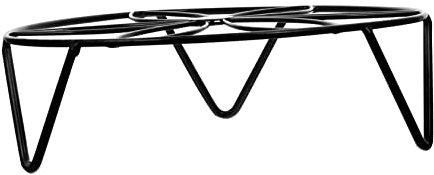 Amosfun Soporte De Maceta Macetero De Hierro Soportes De Jardineras De Hierro Puesto De Plantas Alto Estantería De Flores Huecas Expositor De Plantas Puesto De Jardín Planchar Bandeja Boda