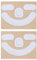 2 Sets Rounded Edges Mouse Feet Skates Compatible with Razer Viper V2 Pro Gaming Mouse Feet Replacement Self-Adhesive Pre-Cut Accessories