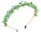 IYOU Brillantes Strass Bandeau Vert Cristal Cerceau de Cheveux Gemmes Vintage Fête de fin d'année Accessoires de Coiffure pour Femmes
