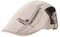 Rayson Berretto Piatto Uomo Cotone Cappello Regolabile Vintage Newsboy Flat cap Baschi Scozzesi Strillone Berretto da Guida Taglia Unica(Kaki)