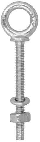 Amig - Anello con Dado e Rondella Modello 30173 | Dimensioni M6 | Realizzato in Acciaio di Alta Qualità | Finitura Zincata | Non per Applicazioni di Sollevamento