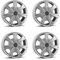 4x Borbet Felgen CH 7.5x17 ET63 5x130 crystal silver kompatibel mit Citroën Jumper