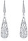 Ovitneth Damen Hänge Ohrringe Silber 925 Hängend Hochzeit Glitzer Hängeohrringe Ohrhänger Silber 925 Lang Hängende Damenohrringe Schmuck Modeschmuck Mama Geschenke für Frauen Freundin Sie Frau