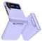 DOMAVER Case for Samsung Galaxy Z Flip3, Z Flip4 5G Case, Slim Fitwith Zipper Protection Thin TPU Anti-Slip Silicone Protective Girls Women Men Phone Cover for Samsung Z Flip 3/Flip4 5G 6.7, Purple