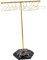 Ronyme Miniatur-Kleiderständer im Maßstab 1/6 mit Kleiderbügel, Kleiderstütze, Puppenmöbel für Mikro-Landschafts-Puppenhaus-Ornament, Gold