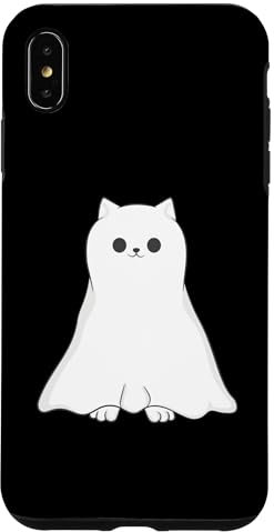 iPhone XS Max halloween ghost cat spooky kitten creepy cute animal Case