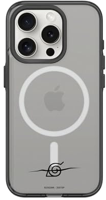 RhinoShield Clear Hülle für MagSafe für iPhone 15 Pro | Naruto Shippuden Starker Magnet, Anti-Vergilbung, transparent, hohe Klarheit, stoßfest, Fallschutz nach Militärstandard