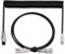 ltteea Coiled Keyboard Cable 1.8m,Type-C To USB A TPU Spring Mechanical Cable with Detachable Metal Aviator Connector Extendable Custom Coiled USB-C for PC Laptop Gaming Keyboard (Black)