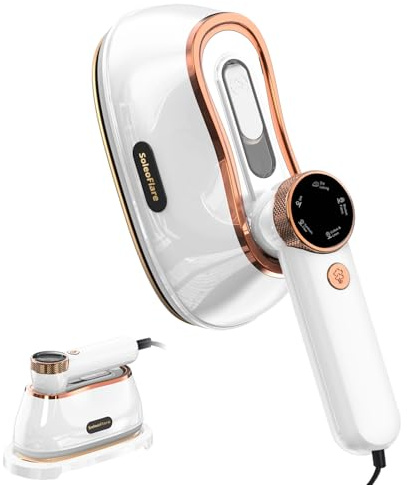 SoleoFlare 2-in-1 Steamer for Clothes & Iron, Portable for Travel