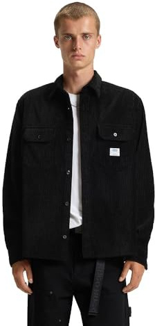 HUGO Men's Ekynone Shirt, Black, M