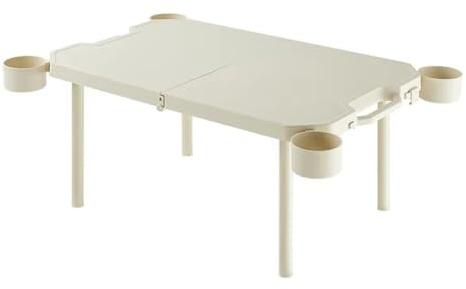 Gvvsjgdbis Outdoor, Portable, Camping Picnic Table, Rectangular Household Dining Table