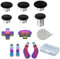Peixiong Set di componenti per controller Elite 13 in 1 per Xbox Elite Series 2 Core Controllers con 6 joystick metallici e strumenti, 2 D-pad, 4 palette per Xbox Elite Series 2 (colorato)