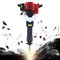 Abbruchhammer 1900W 55J, 2-Takt 52cc Benzin Stemmhammer Profi Abbruch Hammer Betonhammer mit Spitz- und Flachmeißel Meißelhammer 1500BPM Demolition Jack Hammer