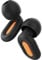 FIKISFA Ear Plugs for Sleep - 35dB Noise Reducing, Baby-Safe Level Silicone, Custom Fit (8 Tips in XS/S/M/L) - Track-Orange Design for Sleep, Travel, Focus & Concerts