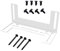 YIZITU PC Water Cooling Pumps Radiator Bracket 120mm Fan Mounting Bracket Stand Heatsink With Screws Easy Installation
