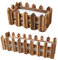 HEMOTON 2 Macetas De Madera Maciza Rústicas Altas para Jardín Al Aire Macetas Decorativas DIY Macetas Creativas para Vallas De Madera Macetas para Vallas De Madera Macetas De