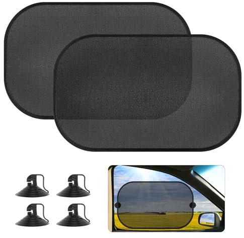 SXIAOX 2-Stück Sonnenschutz Auto Seitenscheibe für VW UP e-UP e-UP ab Bj.2020, UV-Schutz Doppelte Schutzwirkung,Sonnenschutz Auto Baby,Sonnenschutz Auto Kinder