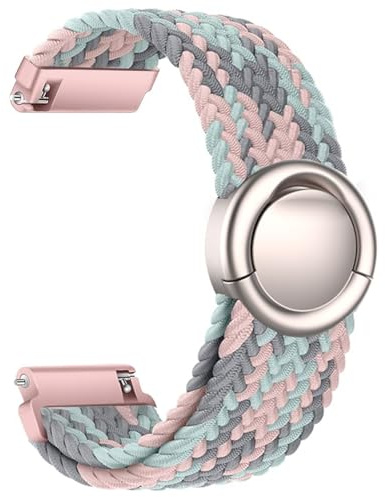 Issinlky 18MM 19MM 20MM 22MM Nylon geflochtene armband, Quick Release elastische Runde Schnalle armband für Frauen Männer