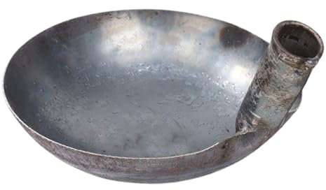 Yardwe Cuchara De Agua De Hierro Gruesa Cucharón Para Riego Reutilizable Accesorio Para Jardín Para Doméstico y