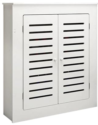 YZWZZXC Radiator Cover, Wooden Radiator Shelf, Decorative Cabinet with Storage Table, with 2 Doors, Multifunctional, Strong Load-bearing Capacity, for Home, Living Room(50 * 80 * 15cm/20 * 31 * 6in)