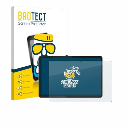 BROTECT Schutzglas für Lenovo Idea Tab Plus 12.1 | Entspiegelnder Displayschutz Made in Germany Schutzfolie Glas Matt Anti-Reflex Kratzfest 9H Anti-Fingerprint Einfache Montage