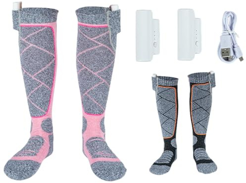 Heated - Size 500g, Soft Winter Boots for Men, Battery Powered Heating