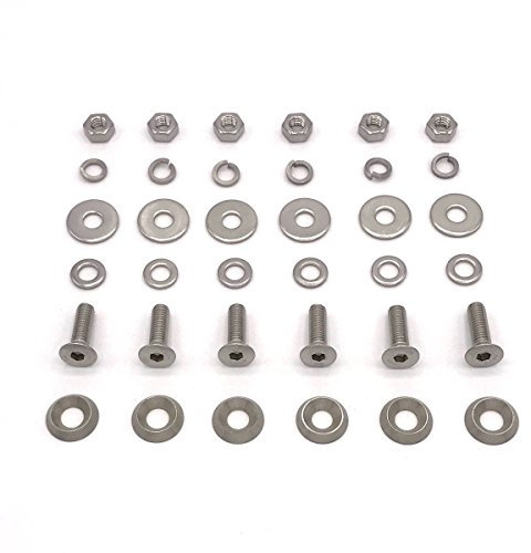 Simson Schwalbe KR51/1 KH Trittbrett Befestigung Edelstahl V2A Vollmetall