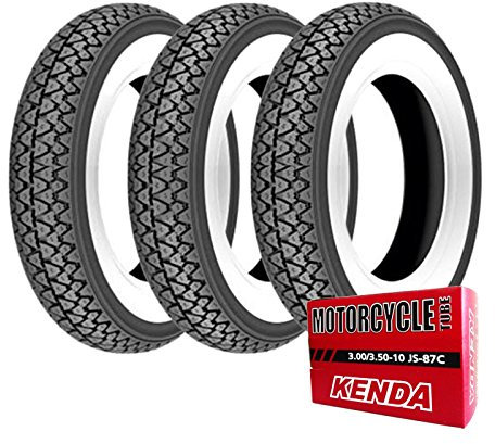Drei Reifen Reifen Kenda K333 3.00 – 10 42J + Luftkammern Vespa 50 Special