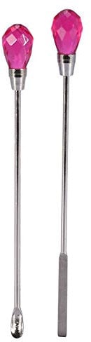 Nail Tools Light Therapy Gel Stir Bar, Nail Stir Bar, Powder Mixing Stirrer Stick Powder, Transparent, Red Tri-color Optional(red)