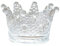 ZKKD Glass Crown Ashtray,Creative Desktop Smoking Ash Tray Home Office Decoration (Transparent Crystal Glass)