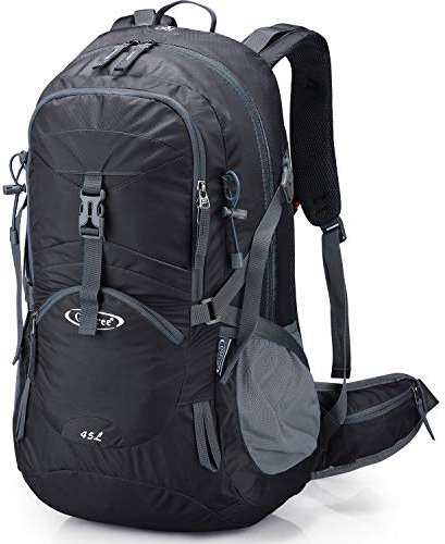 G4Free 45L Wanderrucksäcke mit Regenschutz Wasserdicht Trekkingrucksack Reiserucksack Outdoor Camping Bergsteigen Wandern für Herren Damen