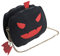 ECOSWAY Damen Kürbis Handtasche Halloween Süßigkeiten Tasche Little Devil Schultertasche Kuriertasche - Schwarz