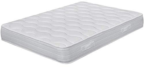 PIKOLIN Federkernmatratze Normablock Plus Vancouver Visco CM10755 Maße 100 x 200 cm mittlere Festigkeit mit Höhe 26 cm viskoelastischer Polsterung und saniertem Stoff