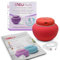 Sileu Clean Plus - Esterilizador Eléctrico Recargable USB Compacto para Copas Menstruales - Lámpara de Cuarzo UV y Ozono - Rojo