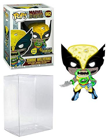 Zombie Wolverine Entertainment Earth Exclusive Glow in the Dark #662 Marvel Zombies: Vinyl-Figur (inkl. Ecotek Pop Box Schutzhülle)