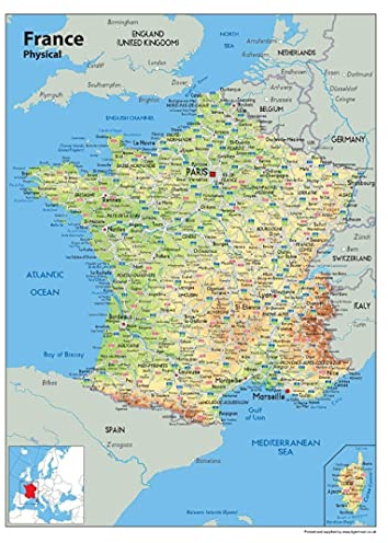 RUIYANMQ France Map 1000 Pieces Wooden Jigsaw Puzzle For Adults And Kids Educational Toy Yw129Zu