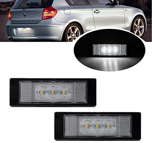 LED License Number Plate Lights for BMW E81 E87 Z4 E63 E64 E85 E86 E89 F12 F13 F20 Mini Cooper R55 R55N R60 R61 Canbus Error Free Led Tag Lamps