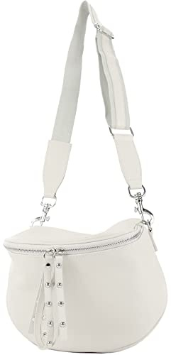modamoda de T236 Damen Leder Umhängetasche Schultertasche handmade in Italy