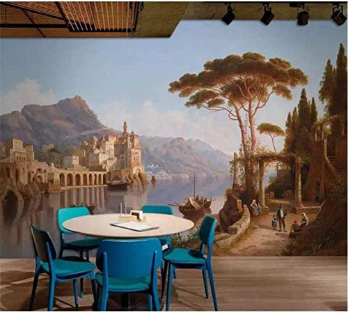 Mural De Foto Personalizado - Hermoso Paisaje Alpino Natural - Papel Tapiz Autoadhesivo Panorama 3D Mural De Pared Papel Tapiz Efecto 3D Póster De Pared Para Sala De Estar Dorm 140(ancho)x70(alto) cm