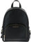 Michael Kors Rucksack Jaycee Schwarz Leder Mittel, Schwarz, Schwarz