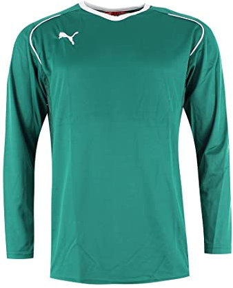 PUMA V5.08 Long Sleeve V-Neck Green Mens Football Top 700472 05M