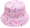 ZLYC Männer Frauen Sommer Fischerhüte Obst Hut, Pinker Flamingo., One Size