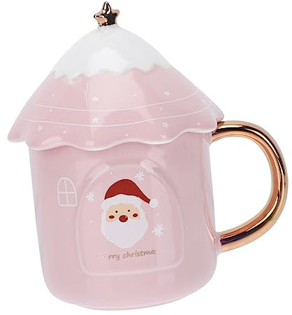 BESTonZON Becher mit Weihnachtsbaum-linse Originelle Keramiktasse Becher mit Tee-ei Tasse für Kaffee/bier Wasseraufbewahrungsbecher